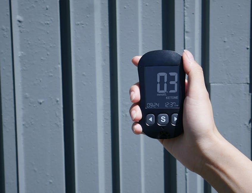 relion blood glucose meter manual